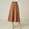 Famecoco范可儿半身裙小香风优雅气质百褶裙F198HA008 商品缩略图0