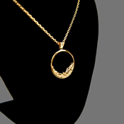 希腊雕塑望月项链