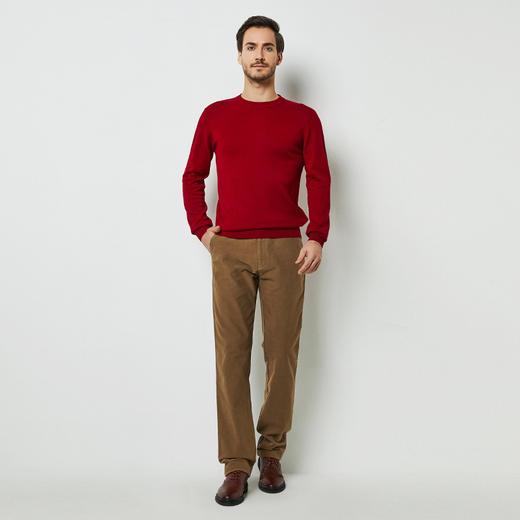 YvesFigarau伊夫·费嘉罗秋冬新款100%绵羊毛套头舒适保暖打底休闲毛衣901160 商品图1