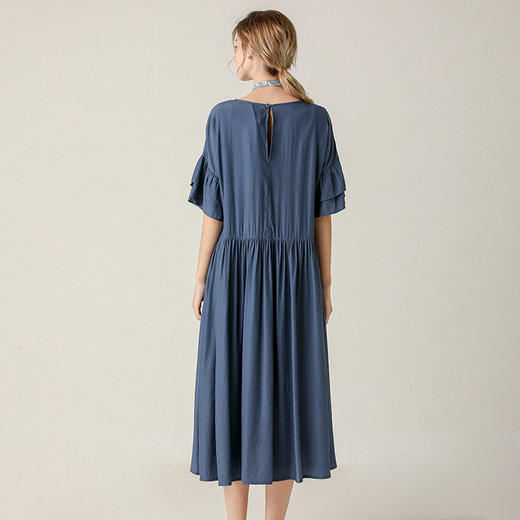 famecoco范可儿连衣裙夏新款宽松娃娃裙A字裙女F203FA048 商品图1