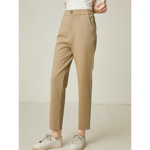 famecoco范可儿裤子直筒西裤休闲裤长裤F181GA004 商品图1