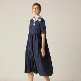 famecoco范可儿连衣裙气质娃娃裙长裙女F203FA031