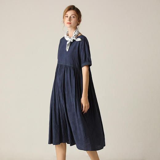 famecoco范可儿连衣裙气质娃娃裙长裙女F203FA031 商品图0