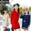 【女童连衣裙秋冬学院风毛衣】新款2020儿童公主裙高贵感大童女装长款 商品缩略图0