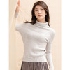Famecoco范可儿高领毛衣复古修身时尚麻花针织衫F198DB026 商品缩略图2