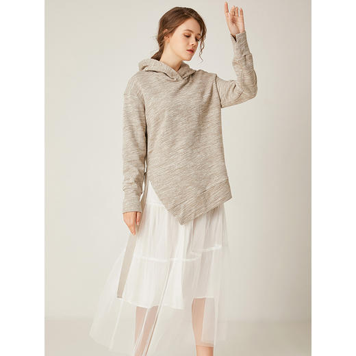 famecoco范可儿休闲卫衣两件套连帽宽松时尚套装F195EA005 商品图0