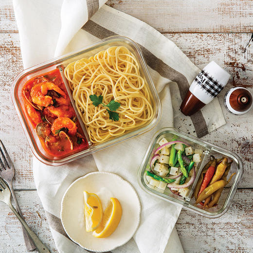 乐扣乐扣（LOCK&LOCK）耐热玻璃分隔保鲜盒单品LLG 商品图4