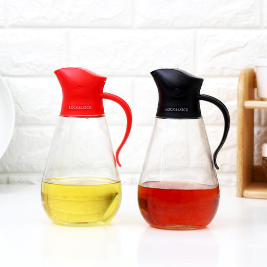乐扣乐扣（LOCK&LOCK） 自动开合玻璃油壶 550ml CKO101 商品图2