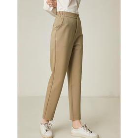 famecoco范可儿裤子直筒西裤休闲裤长裤F181GA004