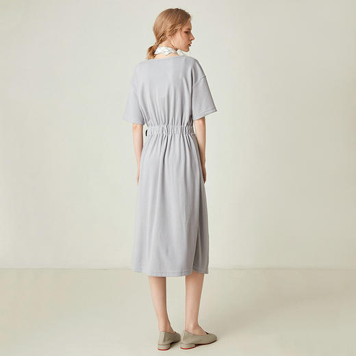 famecoco范可儿气质连衣裙女夏季轻熟风收腰显瘦中长裙F193FA029 商品图1