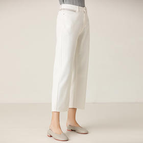 famecoco范可儿休闲裤女士秋装新款宽松直筒显瘦长裤子F201GA032