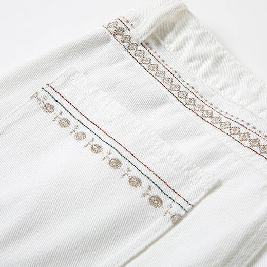 famecoco范可儿休闲裤女士秋装新款宽松直筒显瘦长裤子F201GA032 商品图3