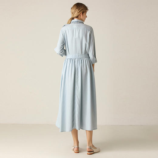 famecoco范可儿衬衫裙气质女神范牛仔裙连衣裙女F203FA056 商品图1