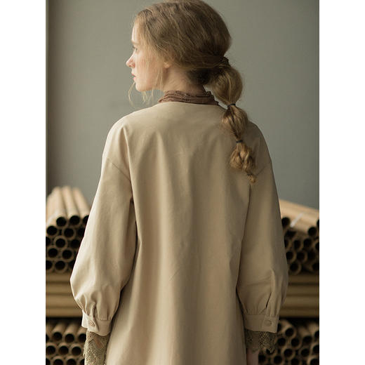 famecoco范可儿赫本风复古连衣裙两件套气质收腰套装F195EA004 商品图2