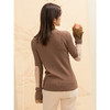 Famecoco范可儿羊毛衫女秋冬设计感内搭小众毛衣针织衫F195DB020 商品缩略图3