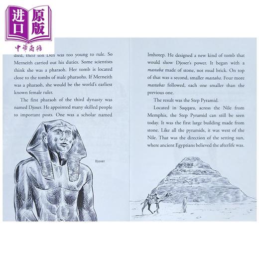 【中商原版】Where Are the Great Pyramids 哪里是大金字塔 Where Are系列 儿童历史文化科普文学 英文原版 7-12岁 商品图4