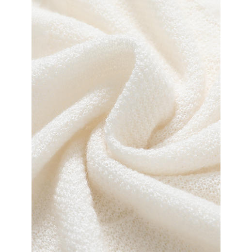 famecoco范可儿慵懒风秋季毛衫薄款女长袖宽松外穿上衣F195DB021 商品图3