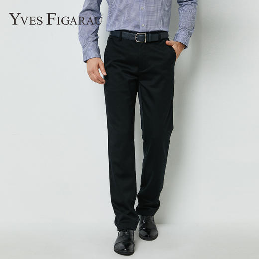  YvesFigarau伊夫·费嘉罗男士宽松直筒休闲裤861406 商品图0