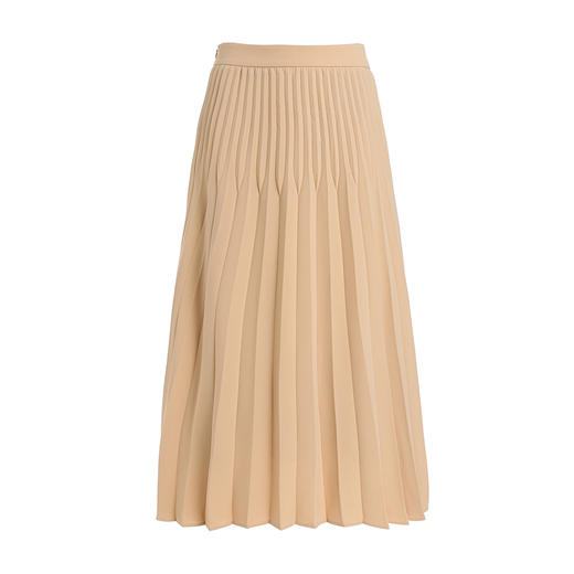 Famecoco范可儿半身裙新品时尚百褶裙通勤A字裙F201HA012 商品图3