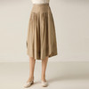 famecoco范可儿裤子女夏宽松直筒褶皱薄款五分裤阔腿裤F203GA009 商品缩略图2