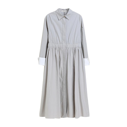 famecoco范可儿衬衫裙收腰显瘦中长款连衣裙F195FA011 商品图4