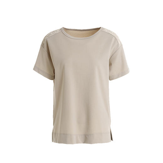 famecoco范可儿短袖t恤女短袖百搭上衣女F203BB002 商品图4