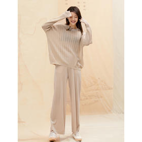 famecoco范可儿毛衣针织衫薄款打底内搭套头上衣F195DB137