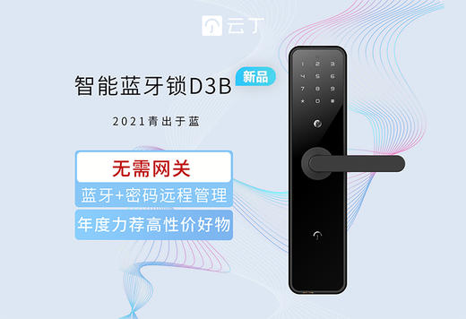 D3B 智能蓝牙锁 蓝牙+密码远程 商品图0