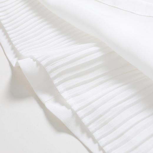 famecoco范可儿温柔风连衣裙夏季宽松甜美气质白色裙子F193FA017 商品图3