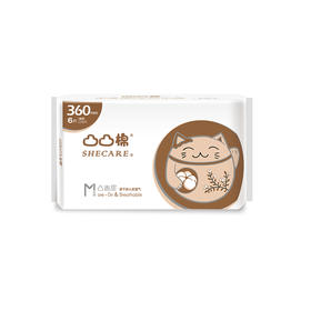 【凸凸棉】卫生巾超薄透气干爽姨妈巾6片360mmB3606