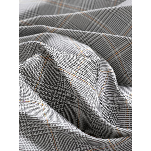 famecoco范可儿半身裙格子A字百褶裙中长款F191HA005 商品图3