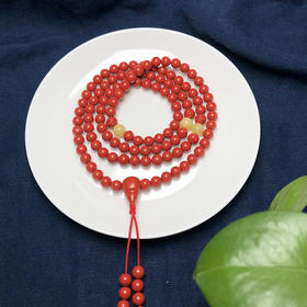 6毫米红砂蜜蜡多圈手链 饰品美物