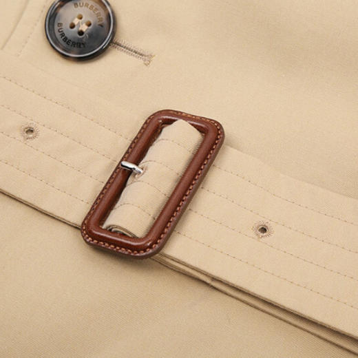 BURBERRY 巴宝莉 男士温布尔顿版型 - 短款 Trench 风衣 卡其色 8015236 A1366 商品图3