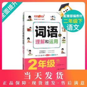 钟书金牌 部编版词语的理解和运用小学生2年级下册 二年级第二学期 统编语文教材配套小学课本同步辅导阅读书籍