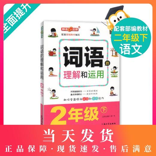 钟书金牌 部编版词语的理解和运用小学生2年级下册 二年级第二学期 统编语文教材配套小学课本同步辅导阅读书籍 商品图0