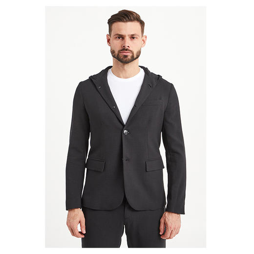 EMPORIO ARMANI 阿玛尼 男士夹克 黑色 6H1GN6 1NFCZ 0999 商品图2
