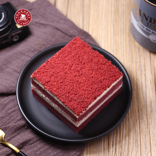 红丝绒方方蛋糕 商品图0