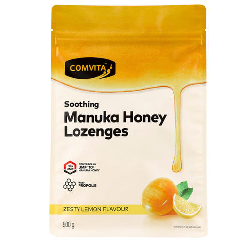 【海外直邮】Comvita/康维他 麦卢卡UMF10+蜂胶糖柠檬味 商品图0