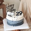 灰色系爸爸男生奶油蛋糕 商品缩略图2