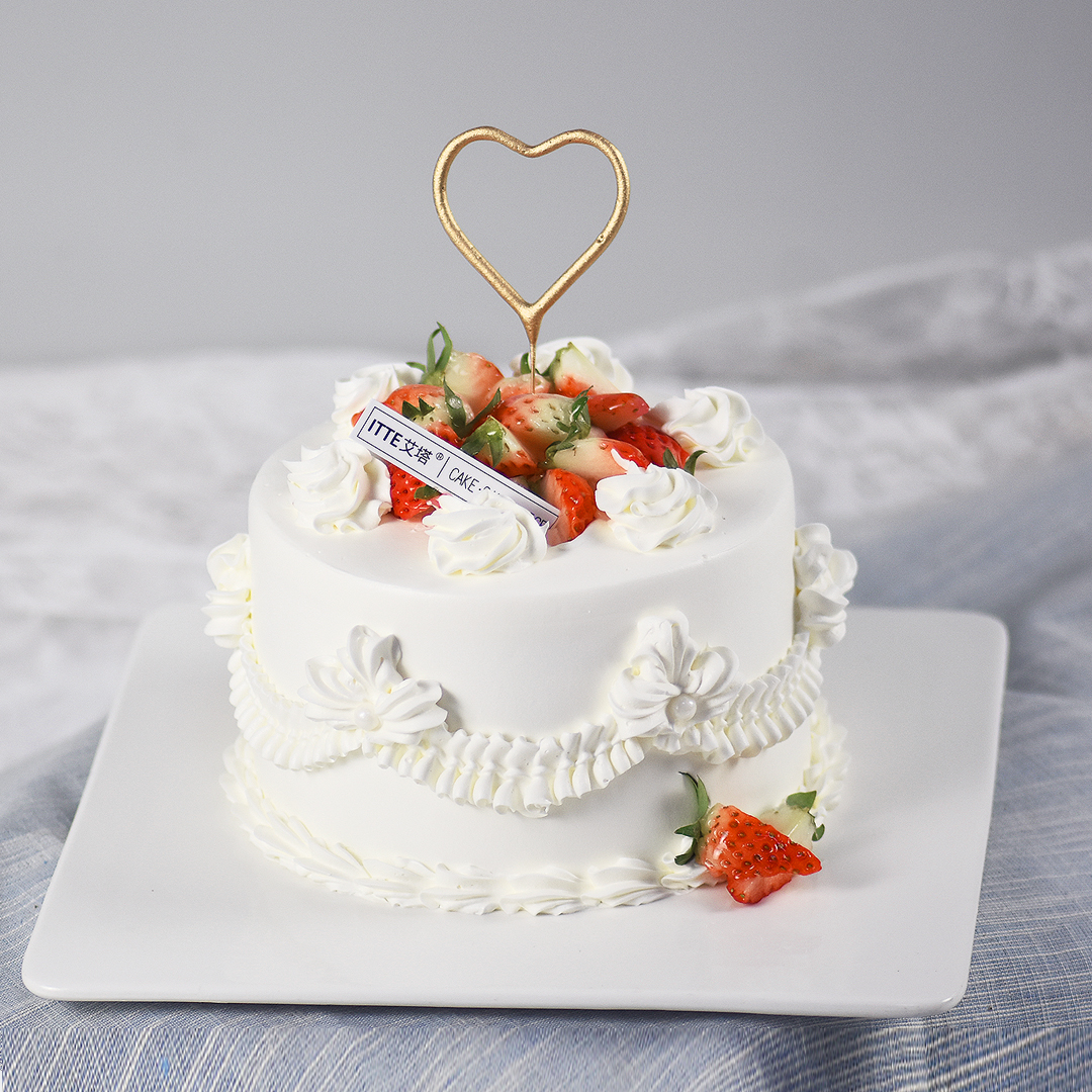 【草莓甜心】新鲜草莓 水果淡奶油 生日蛋糕
