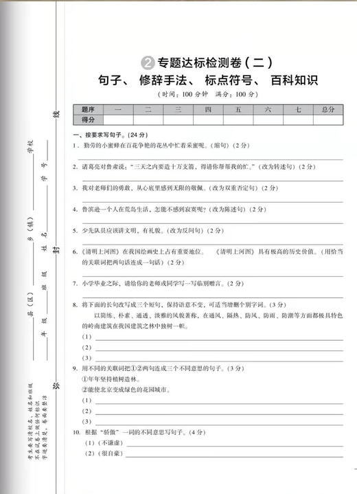 小升初总复习 语文 商品图5