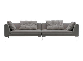 Anna 四人沙发 | 更多座位组合，皮布面料可选，详询客服