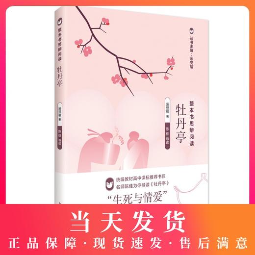 整本书思辨阅读 牡丹亭 汤显祖著 统编教材高中课标书目 经典名著 名师导读 中外名著系列畅销书 上海教育出版社 商品图0