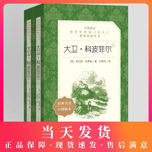 大卫科波菲尔 查尔斯狄更斯原著人民文学出版社无删减部编版统编语文初高中生七八九年级高一二三课外阅读物书目经典名著 商品图0