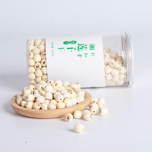 【自营】湘莲 （480克/罐*1罐）去芯磨皮白莲 丨莲子 商品图4