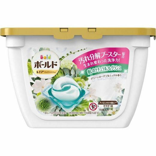 日本 宝洁 洗衣凝珠 含柔顺剂 超治愈艾薇花香 16颗*2盒装 商品图0