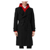 BURBERRY 巴宝莉 男士威斯敏斯特版型 -长款 Heritage Trench 束腰风衣 黑色 4073791 00100 商品缩略图1