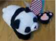 趴肩熊猫公仔