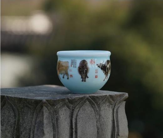 《福牛》系列贺岁年礼丨五牛缸杯 商品图2