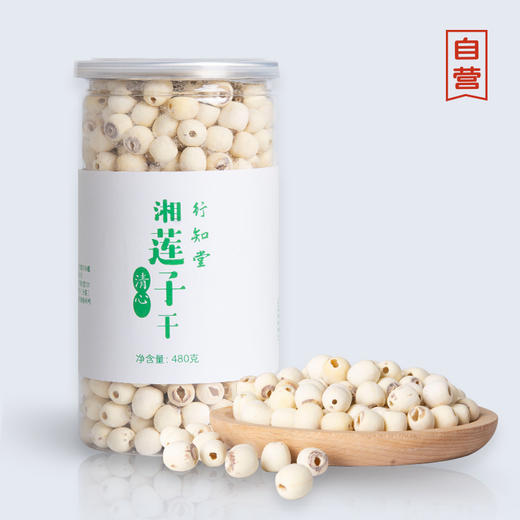 【自营】湘莲 （480克/罐*1罐）去芯磨皮白莲 丨莲子 商品图0